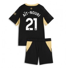 Manchester City Rayan Ait-Nouri #21 Bortedraktsett Barn 2026-27 Kortermet (+ korte bukser)
